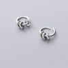 Temperament Sweet Small Circle Earrings Fashion Diamond Geometric Earrings