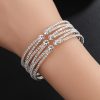 European And American Diamond Handmade Claw Chain Multi-row Bracelet