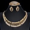 New Fashion Alloy Jewelry Set Necklace And Earrings Four Piece Set