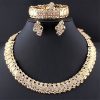 New Fashion Alloy Jewelry Set Necklace And Earrings Four Piece Set