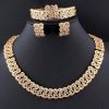 New Fashion Alloy Jewelry Set Necklace And Earrings Four Piece Set