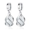 Retro Ethnic Cat's Eye Stone Ear Jewelry