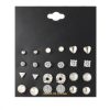 European And American Cross-Border New Tassel Earring Set Six-Piece Set