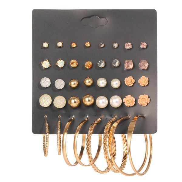 1621329860656.jpg 20 Pairs Of Combination Earrings Set With Multi-Element Crystal