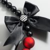 Bowknot Resin Necklace Set
