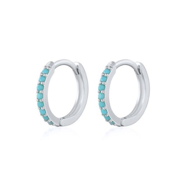 Women And Men Silver Earrings Hoops