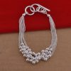Small Wholesale Six - Line Light Beads Three - Piece Set Of Spherical Jewelry Set