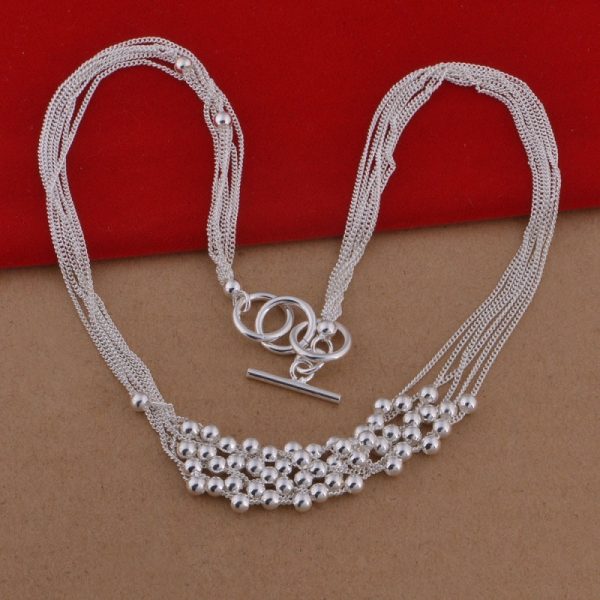 Small Wholesale Six - Line Light Beads Three - Piece Set Of Spherical Jewelry Set