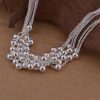 Small Wholesale Six - Line Light Beads Three - Piece Set Of Spherical Jewelry Set