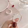 Pearl Circle Earrings, Female Earrings, High-end Exaggerated Earrings, Round Earrings