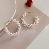 Pearl Circle Earrings, Female Earrings, High-end Exaggerated Earrings, Round Earrings