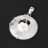 Lucky Buckle Inlaid Flower Nostalgic Stone Pendant Semi-precious Stone Jewelry Amethyst Pendant