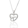 Romantic Heart Jewelry Set Earrings Earrings Necklace