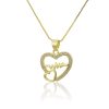 Romantic Heart Jewelry Set Earrings Earrings Necklace