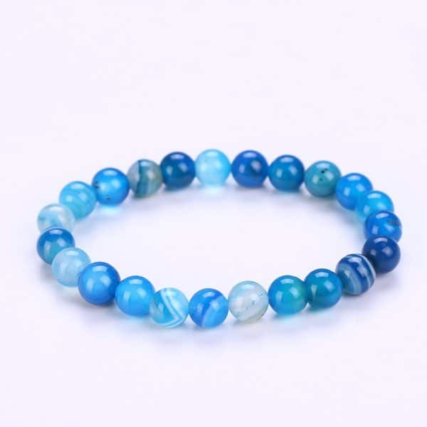 Bracelet Yoga Pure Bead Bracelet 8mm Stone Volcanic Stone Agate Diy Bracelet