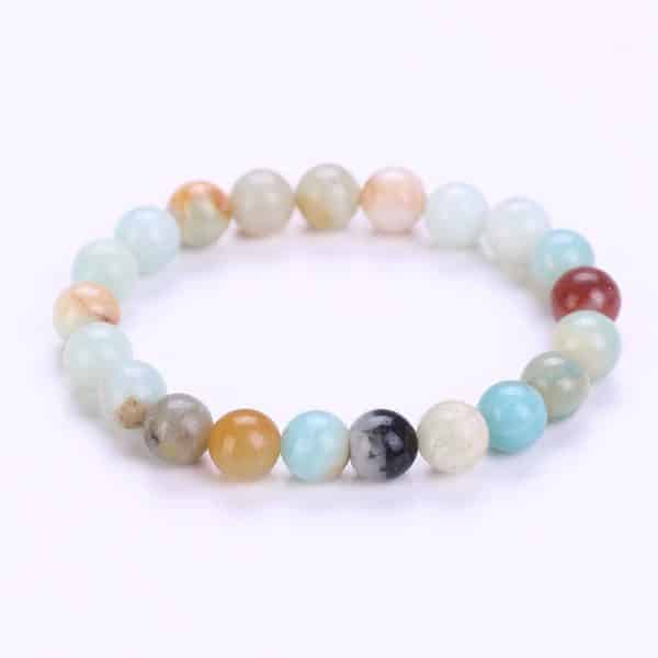 Bracelet Yoga Pure Bead Bracelet 8mm Stone Volcanic Stone Agate Diy Bracelet