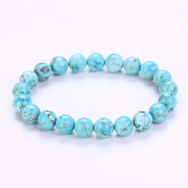 Bracelet Yoga Pure Bead Bracelet 8mm Stone Volcanic Stone Agate Diy Bracelet