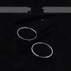 Summer Style Luminous Clearly CZ, Large Circle Hoop Earrings for Women EarRings Fashion Jewelry Valentine's Day Gift