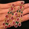 Water Drop Long Zircon Earrings