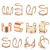 Fashion C-shaped Letter No Pierced Ear Clip Set