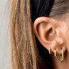1623485457520.jpg S925 Sterling Silver Geometric Round Micro-Set Earrings