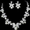 Butterfly Bridal Jewelry Set Chain Pearl Jewelry Three Piece Bridal Soft Chain Headdress Bridal Jewelry Set
