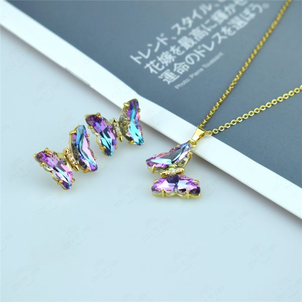 Butterfly Jewelry Set Sen Series Sweet Earrings