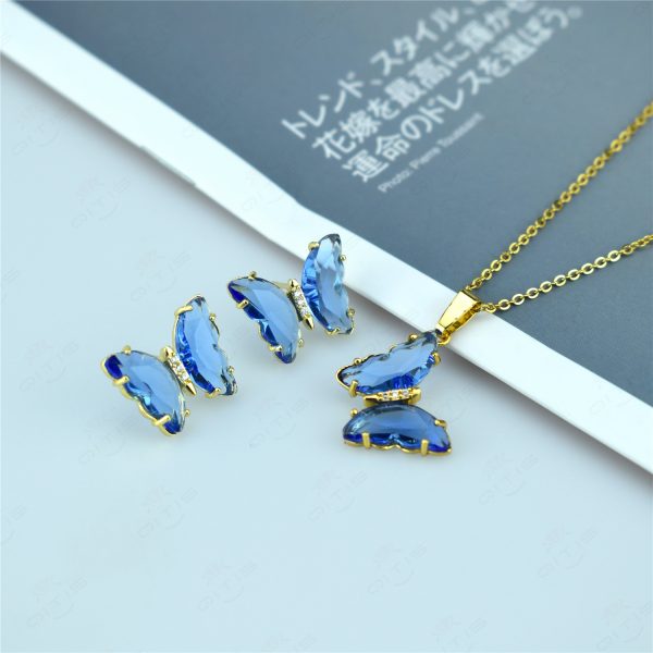 Butterfly Jewelry Set Sen Series Sweet Earrings