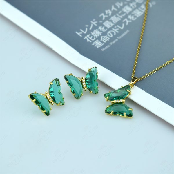 Butterfly Jewelry Set Sen Series Sweet Earrings