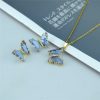 Butterfly Jewelry Set Sen Series Sweet Earrings