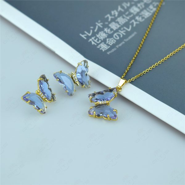 Butterfly Jewelry Set Sen Series Sweet Earrings