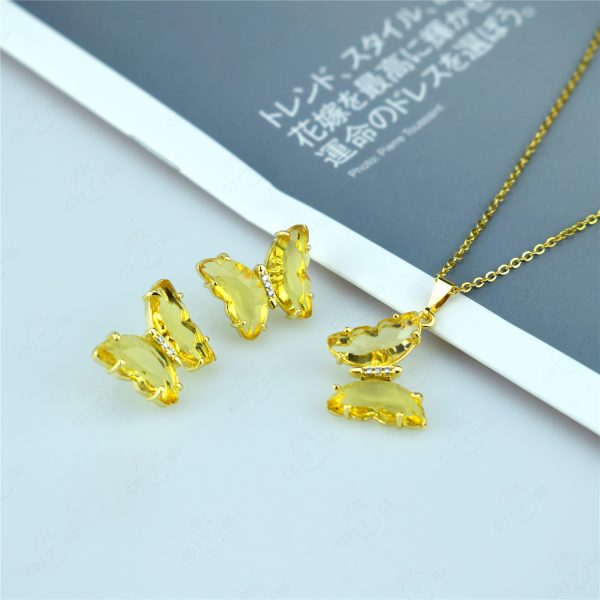 Butterfly Jewelry Set Sen Series Sweet Earrings