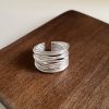 Simple Style No Pigment Drop Open Ring