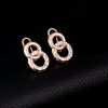 Necklace Earrings Bracelet Ring Jewelry Set European and American Plated 18K Jewelry Four-piece Set