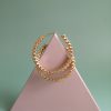 Exaggerated fashion simple punk big circle earrings