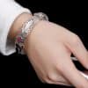 Sterling Silver Marksai Stone Inlay