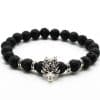 Man's Volcanic Stone Bracelet Longteng Ornaments Bracelet Natural Stone Elastic Bracelet