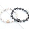 Natural energy volcanic stone bracelet