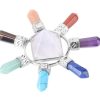 Natural crystal semi-precious stone seven chakra jewelry