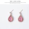 new fashion European and American bride necklace earrings two sets of ladies crystal jewelry set