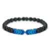 Purple Arrow Men and Women Natural Stone Bracelet Volcanic Stone Magnet Bracelet