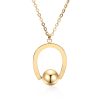 Stainless Steel Bead Chain All The Way To Have You Accessoryjewelry Valentine's Day Necklace