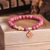 High-grade Natural Rose Stone Bracelet