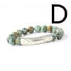 Natural Vintage Stone Beaded Bracelet
