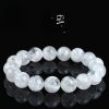 Natural Blizzard Snowflake Round Beads Women's Bracelet