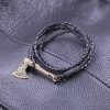 Men's Cowhide Woven Multi-layer Bracelet