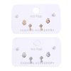 High-quality Earrings Set Small Trendy Cute Love Lock