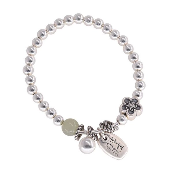 Good Things Happen Jade Beaded Bracelet Female Affordable Luxury Fashion