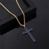 European And American Cross Necklace For Men Hip Hop Necklace