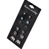 Retro earrings set combination Elephant triangle earrings 6 pairs of earrings combination card set